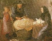Anna Ancher et far  klippes Sweden oil painting artist